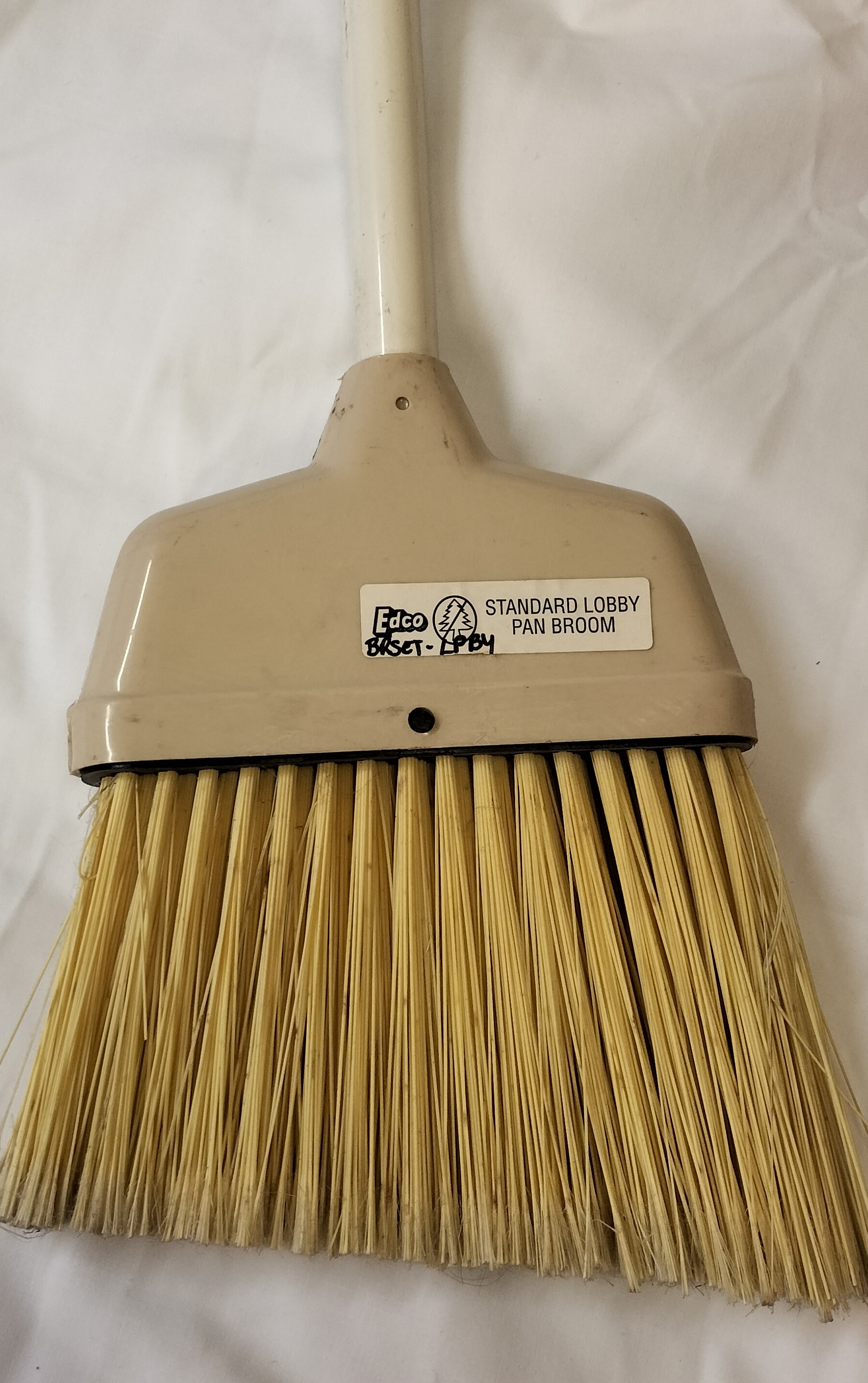 Lobby Pan Broom Heavy Duty Yellow